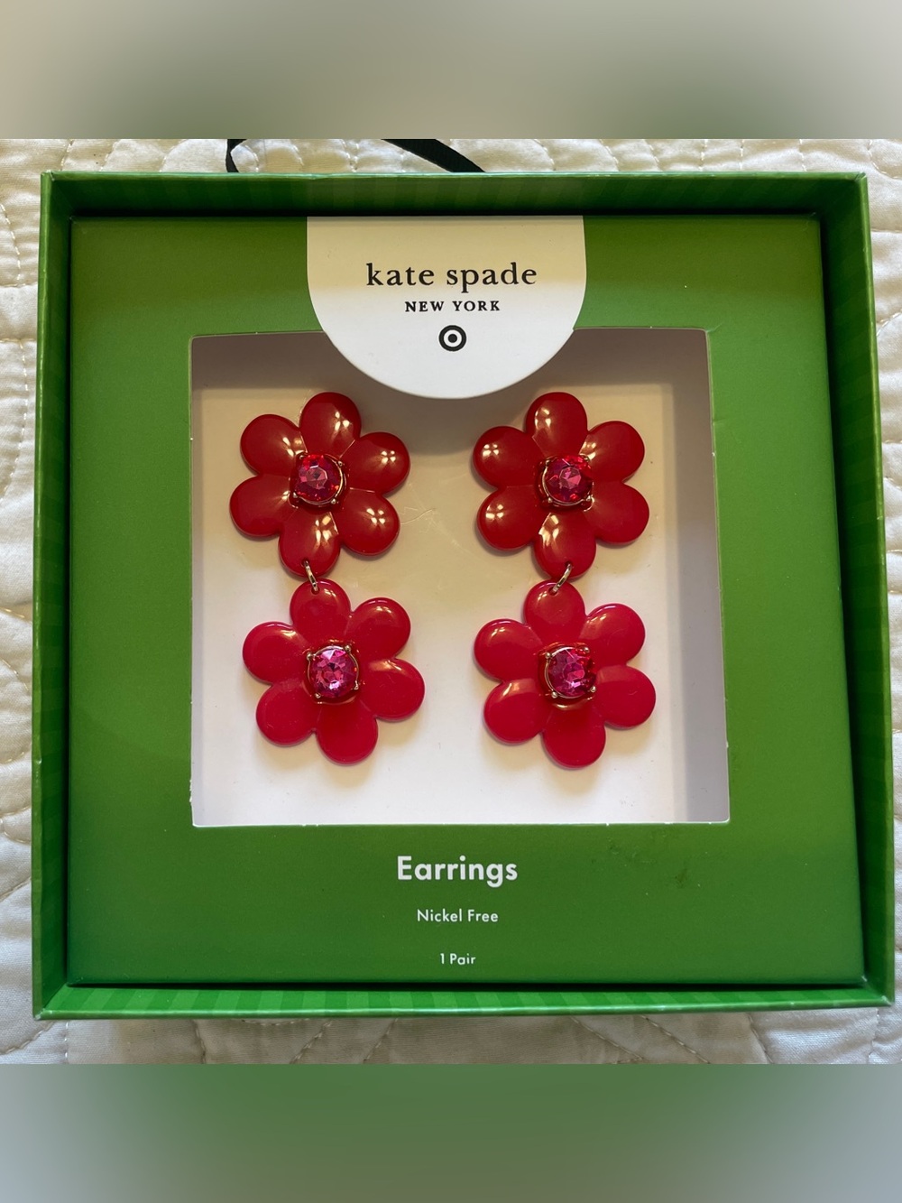 Kate Spade x Target Flower Drop Earrings